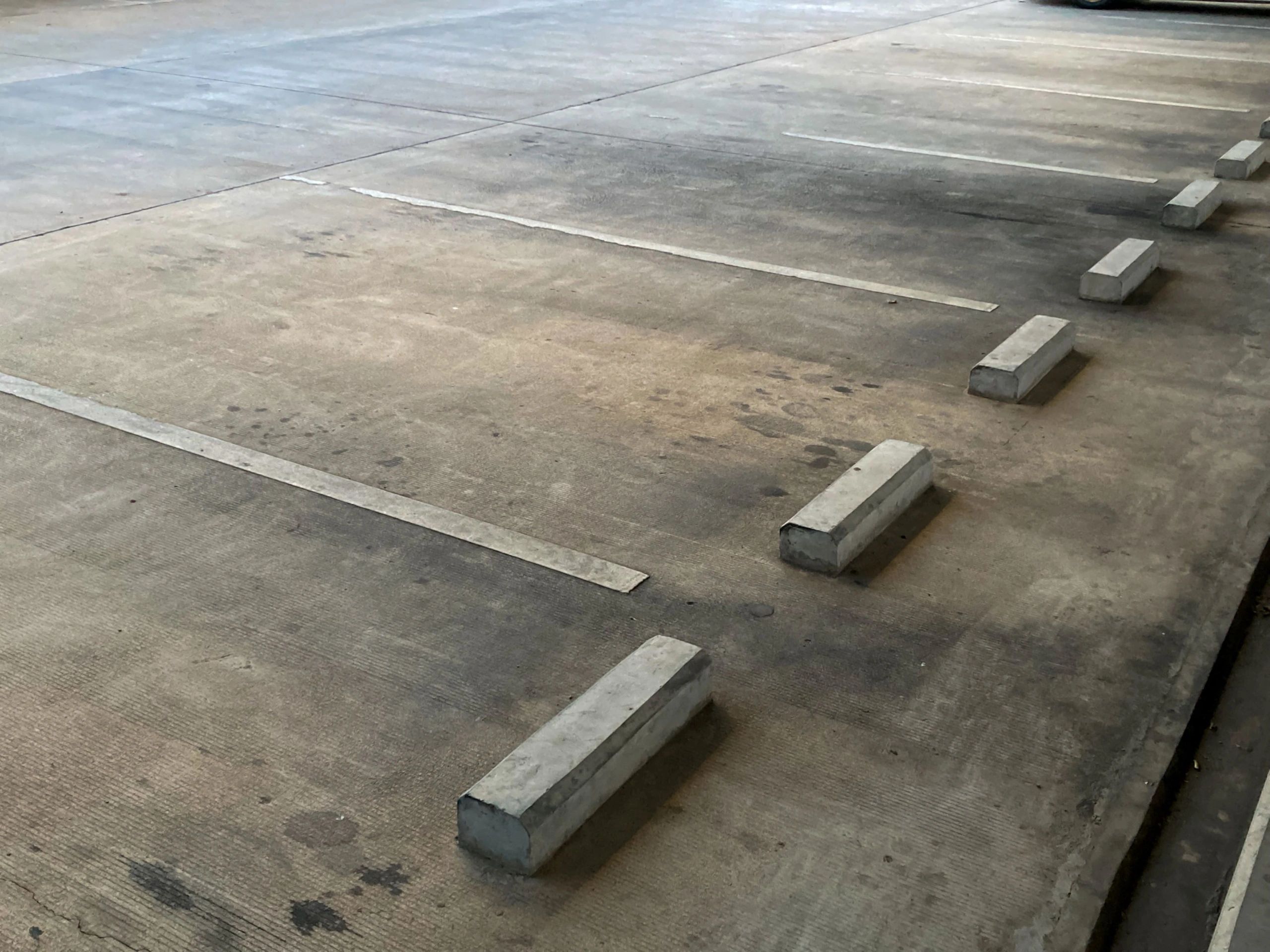 Commercial parking lot representing a property management client