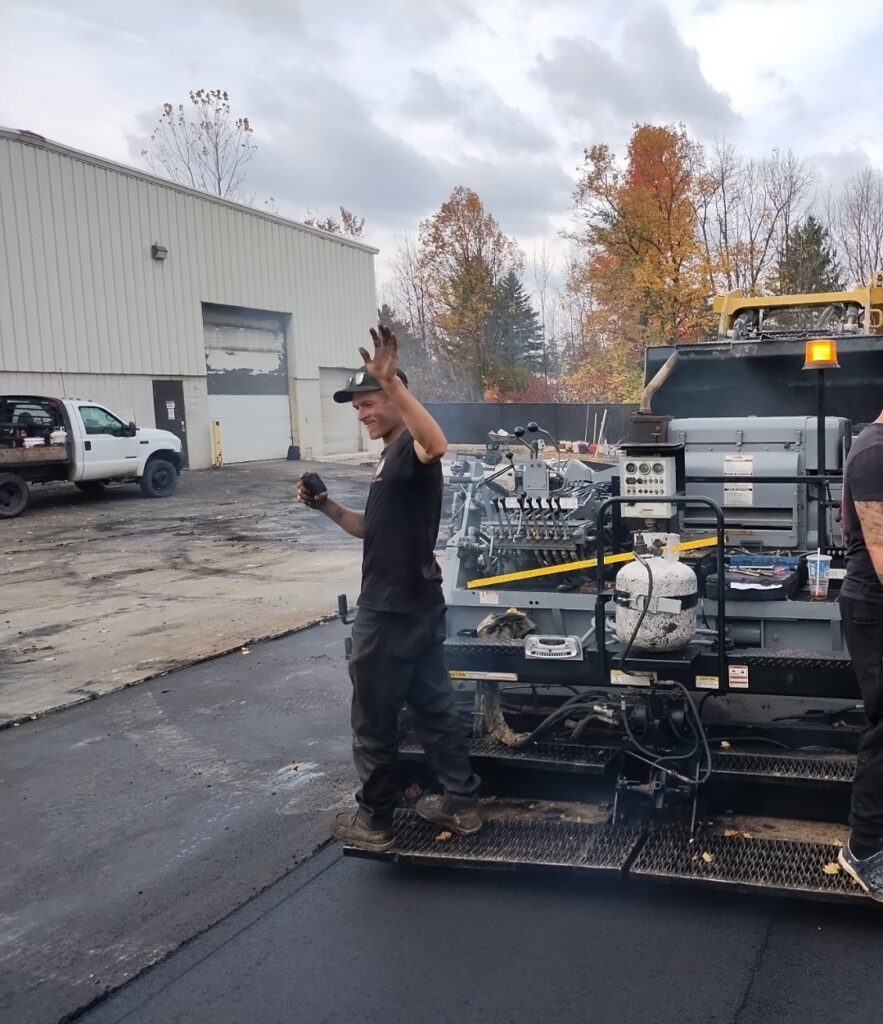 new asphalt parking lot installation Oakland County Michigan